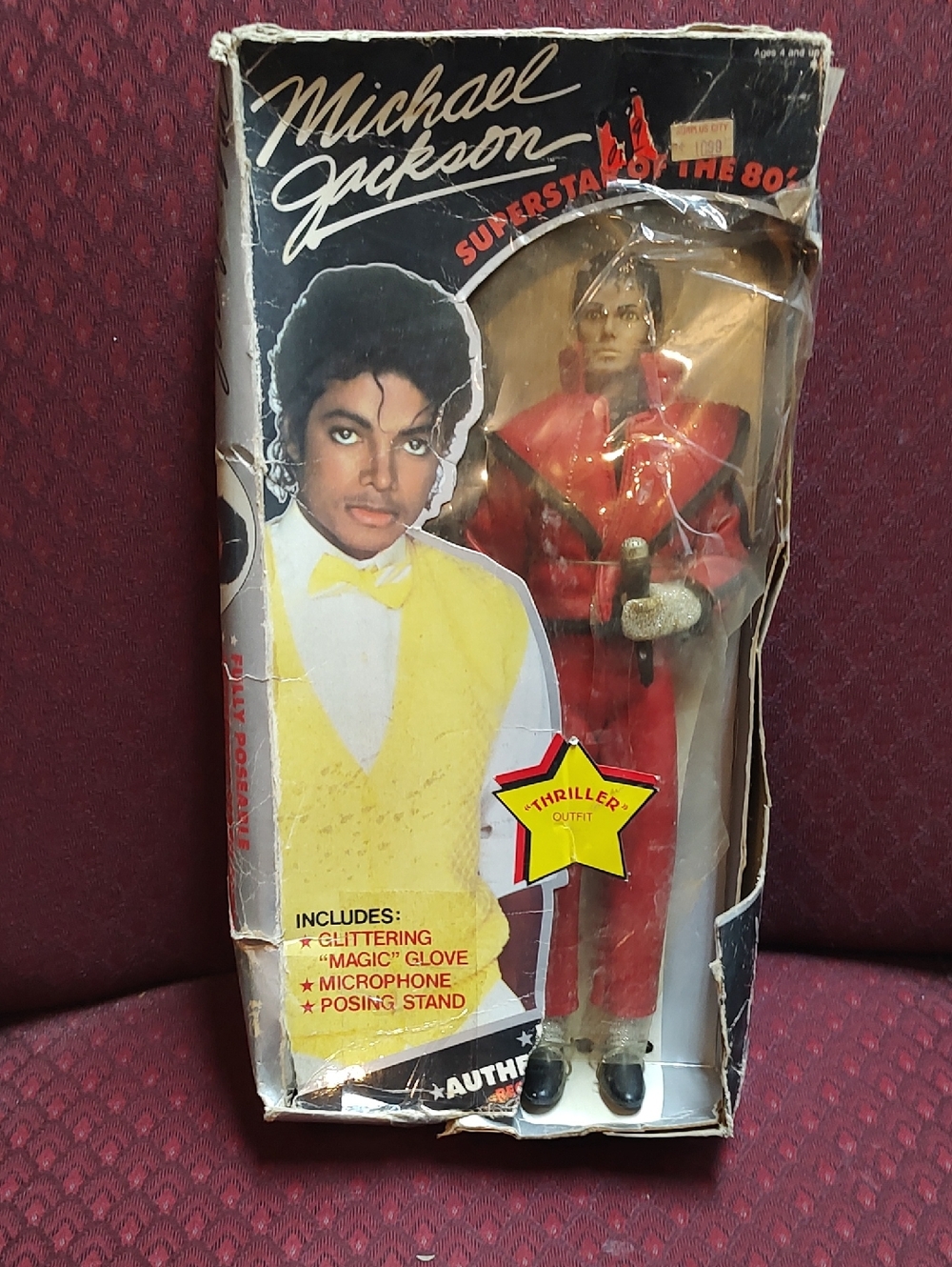 Vintage Micheal Jackson Thriller Doll 1984
